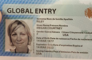 My Global Entry Card